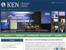 Tablet Screenshot of knowledge-economy.net